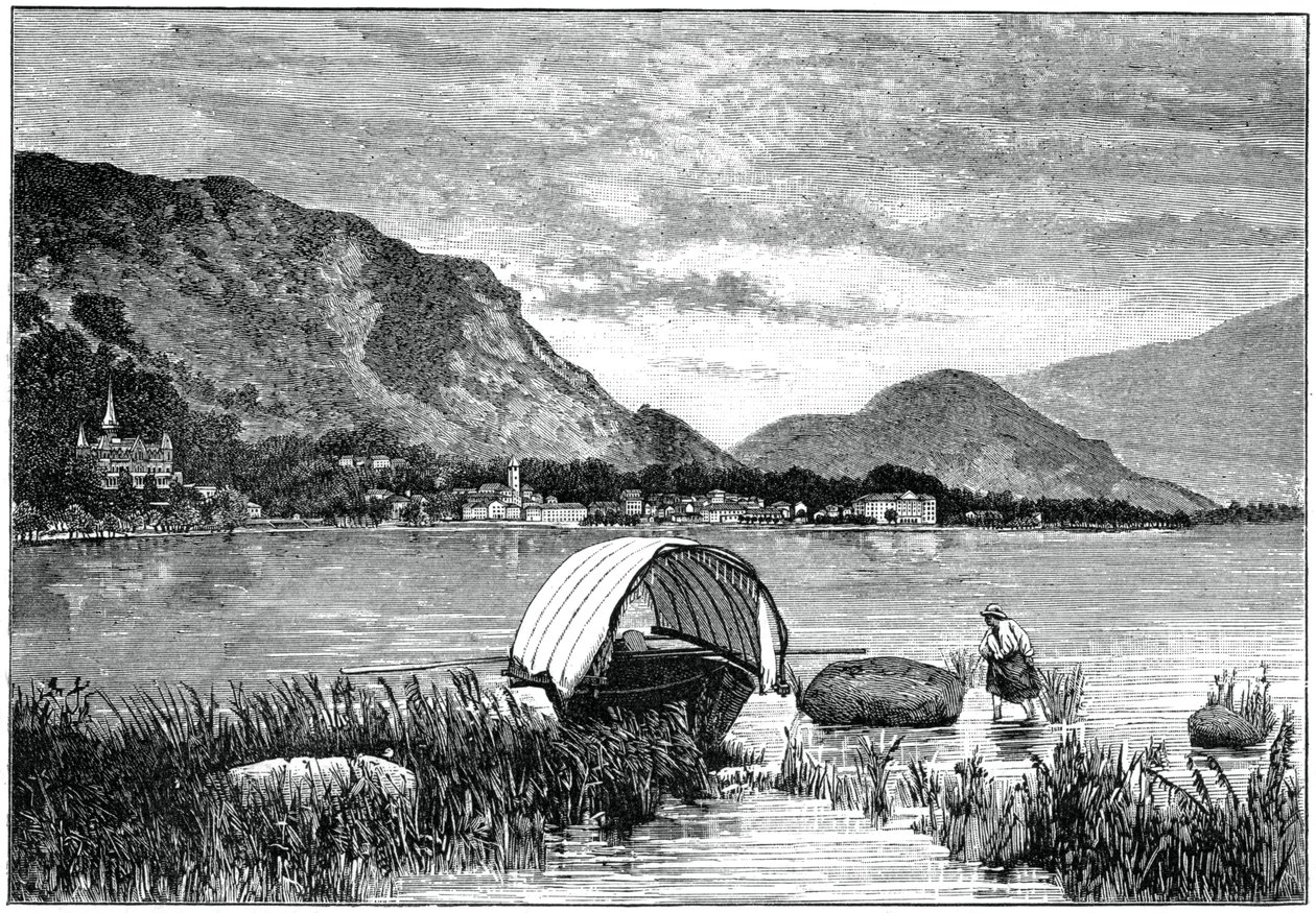 Baveno, a Maggiore-tó partján, Észak-Olaszországban, 1900 alkotó: Unbekannt