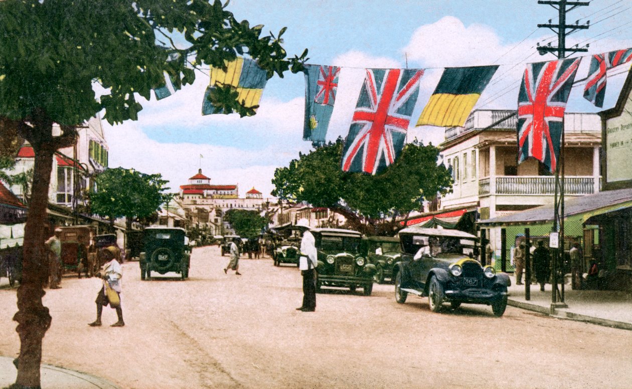 Bay Street, Nassau, Bahamák, 1931 alkotó: Unbekannt