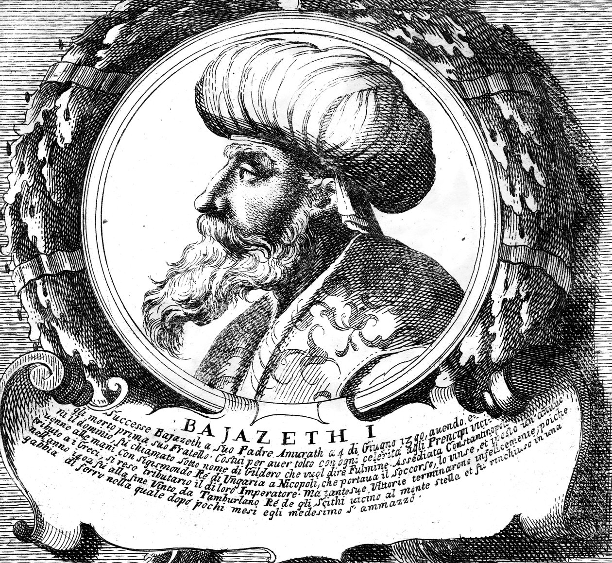 I. Bayezid, az Oszmán Birodalom szultánja alkotó: Unbekannt