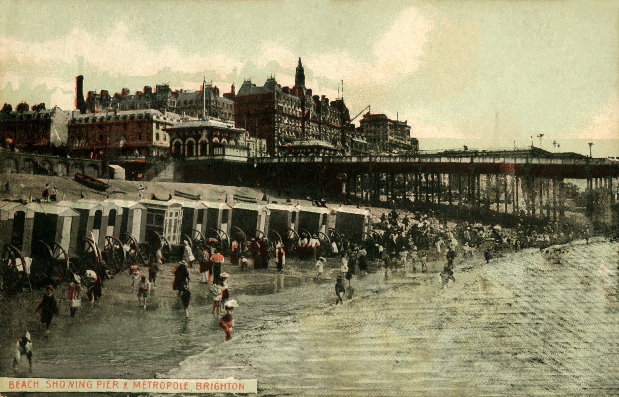 Beach, Pier & Metropole, Brighton, 19. század vége – 20. század eleje. alkotó: Unbekannt