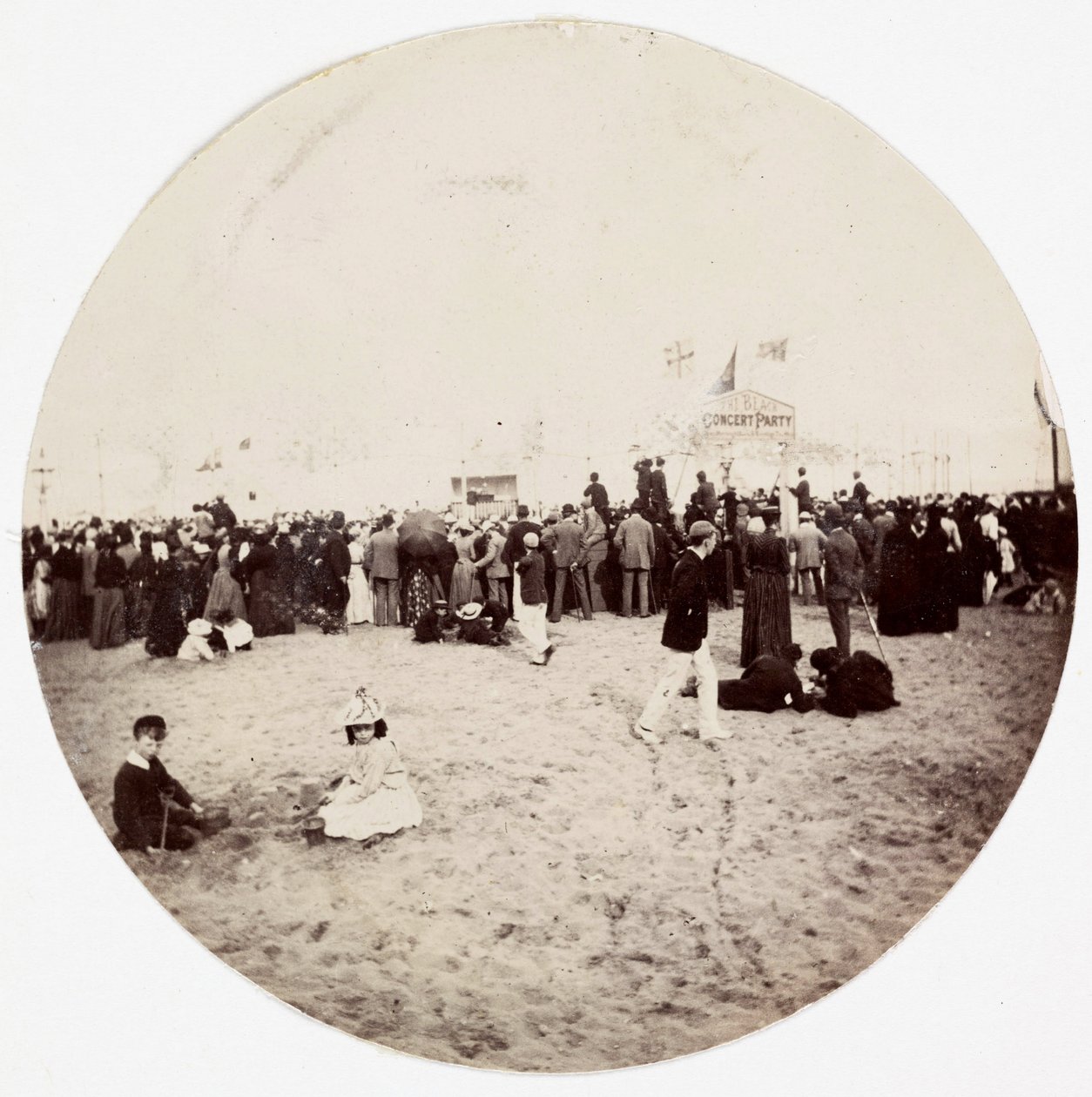 "Tengerparti szórakozás", 1890 alkotó: Unbekannt
