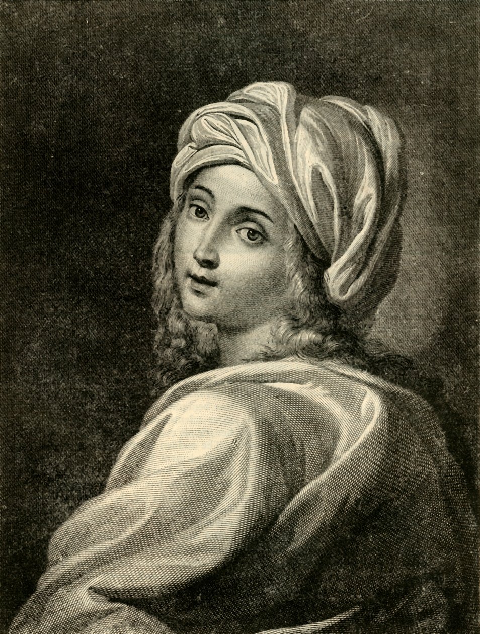 Beatrice Cenci Guido Reni festménye után, 1882. alkotó: Unbekannt