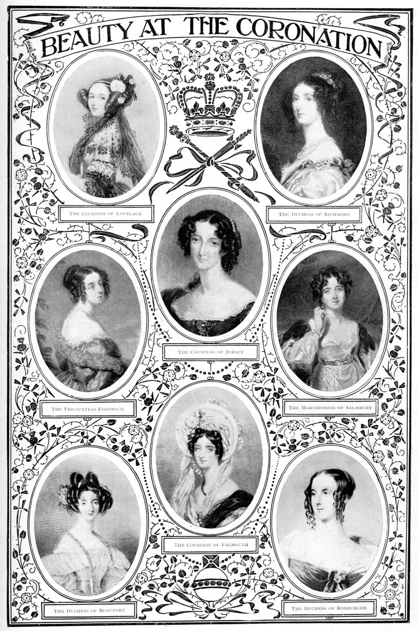 Szépség a koronázáskor, 1837, 1901 alkotó: Unbekannt