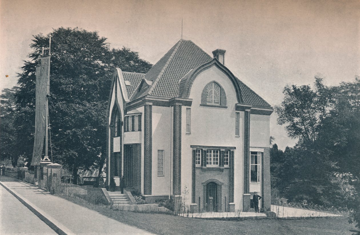 Behrens ház, amelyet Peter Behrens tervezett, 1901 alkotó: Unbekannt