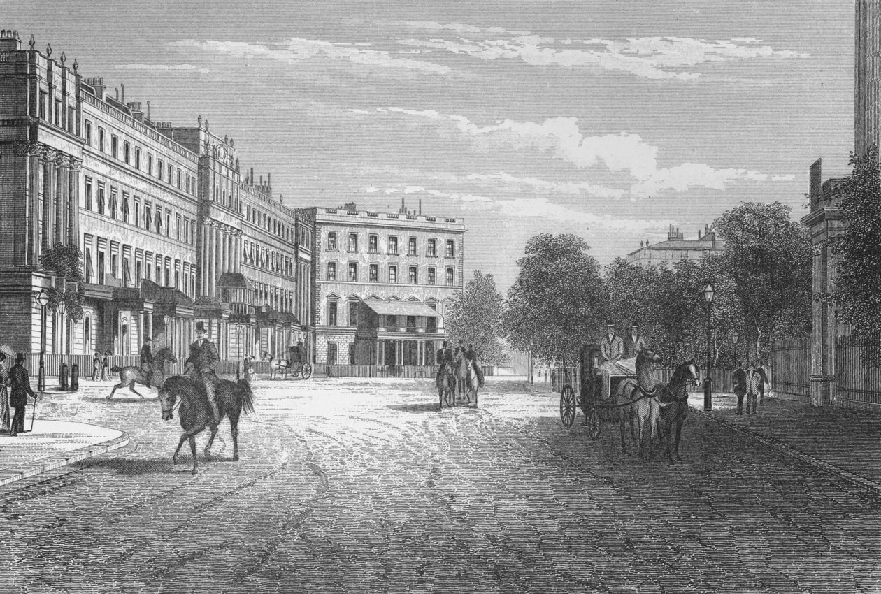 Belgrave Square, Westminster, London, 1850 1878 alkotó: Unbekannt