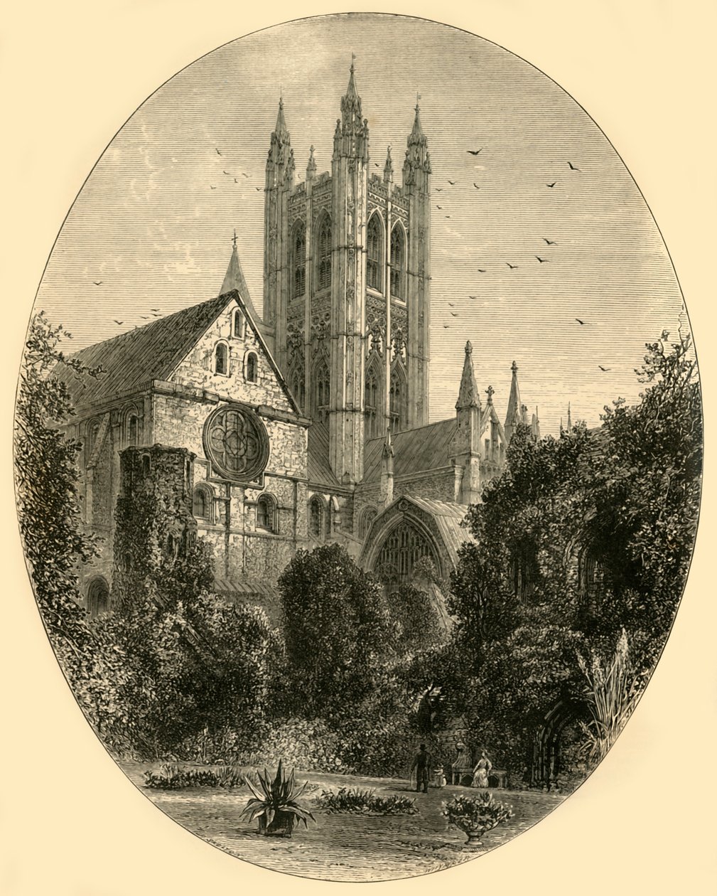 Harang Harry-torony, Canterbury katedrálisa, 1890. alkotó: Unbekannt