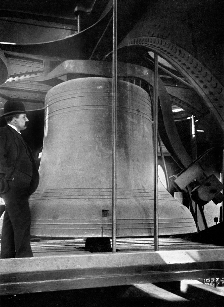 Harang a Big Ben tornyában, a Westminster-palota, London, c1905 alkotó: Unbekannt