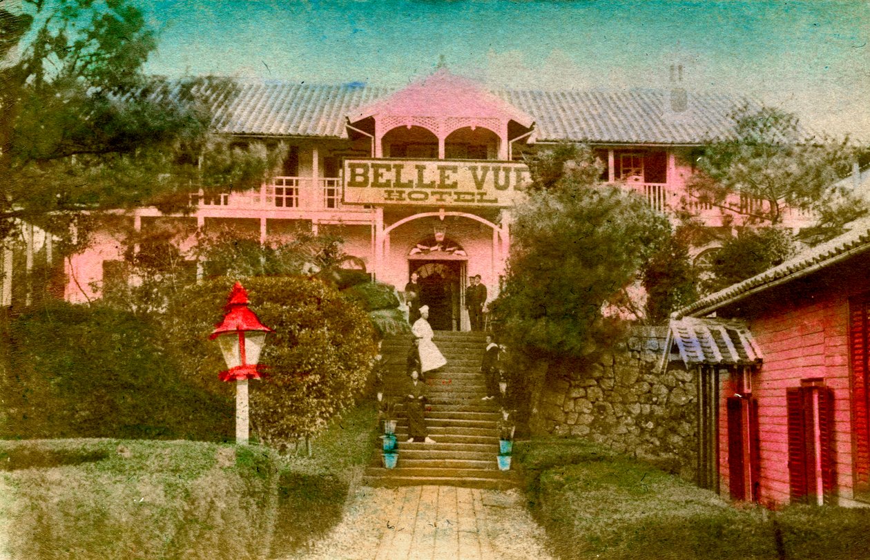 Belle Vue Hotel, Nagasaki, Japán, 1920 előtt alkotó: Unbekannt