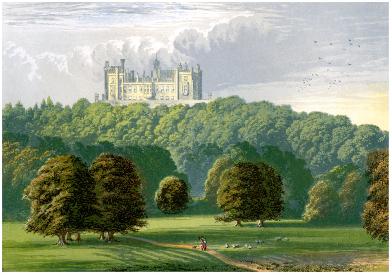 Belvoir kastély, Leicestershire, Rutland herceg otthona, 1880 alkotó: Unbekannt