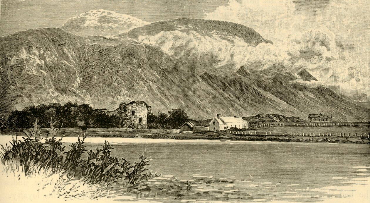 Ben Nevis és Inverlochy kastélya, 1898. alkotó: Unbekannt