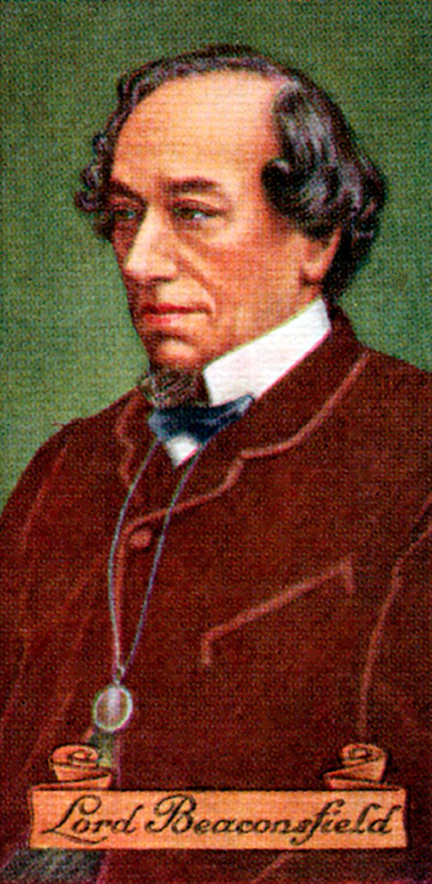 Benjamin Disraeli, Beaconsfield grófja, egy sor cigarettakártyából, 1935 alkotó: Unbekannt