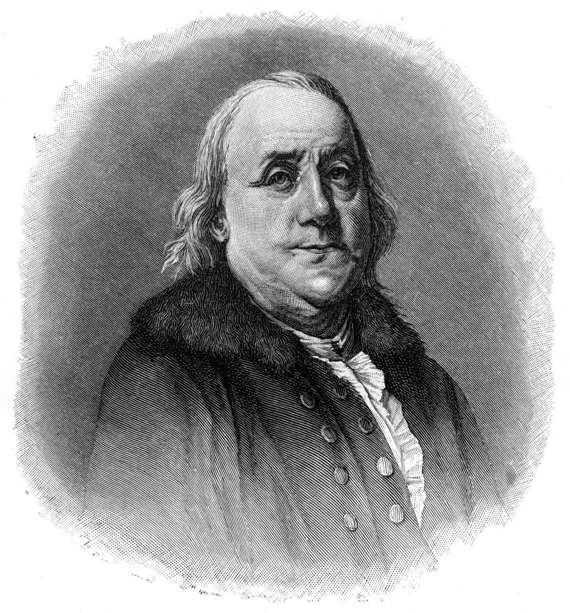 Benjamin Franklin, 18. századi amerikai tudós, feltaláló és államférfi, 1901 alkotó: Unbekannt