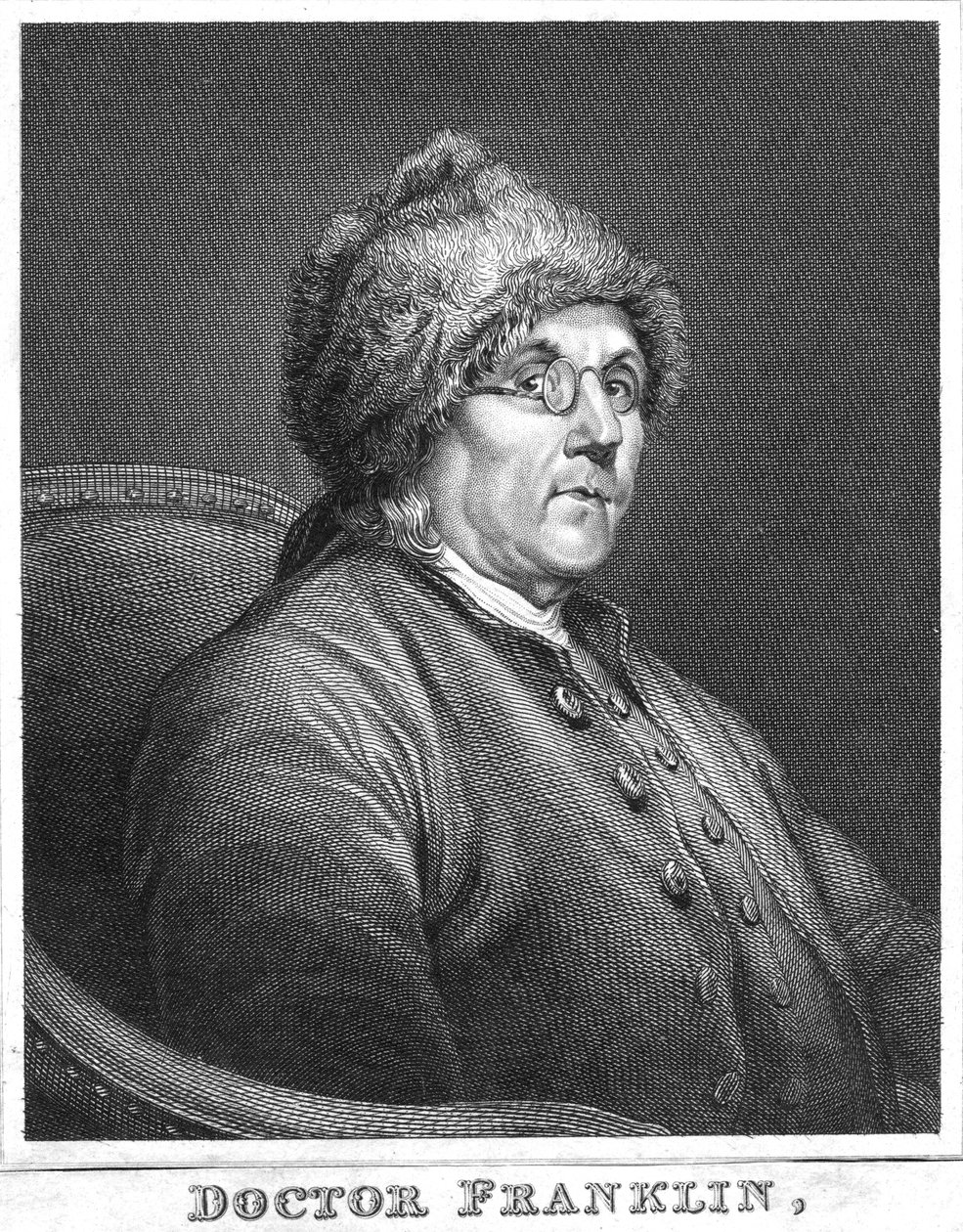 Benjamin Franklin amerikai tudós, feltaláló és államférfi, 18. század vége alkotó: Unbekannt