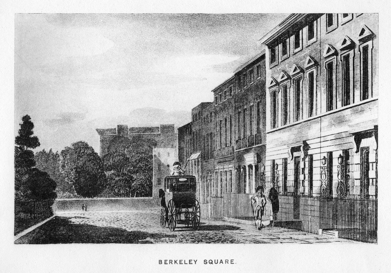 Berkeley Square, London, 18. század, 1907 alkotó: Unbekannt