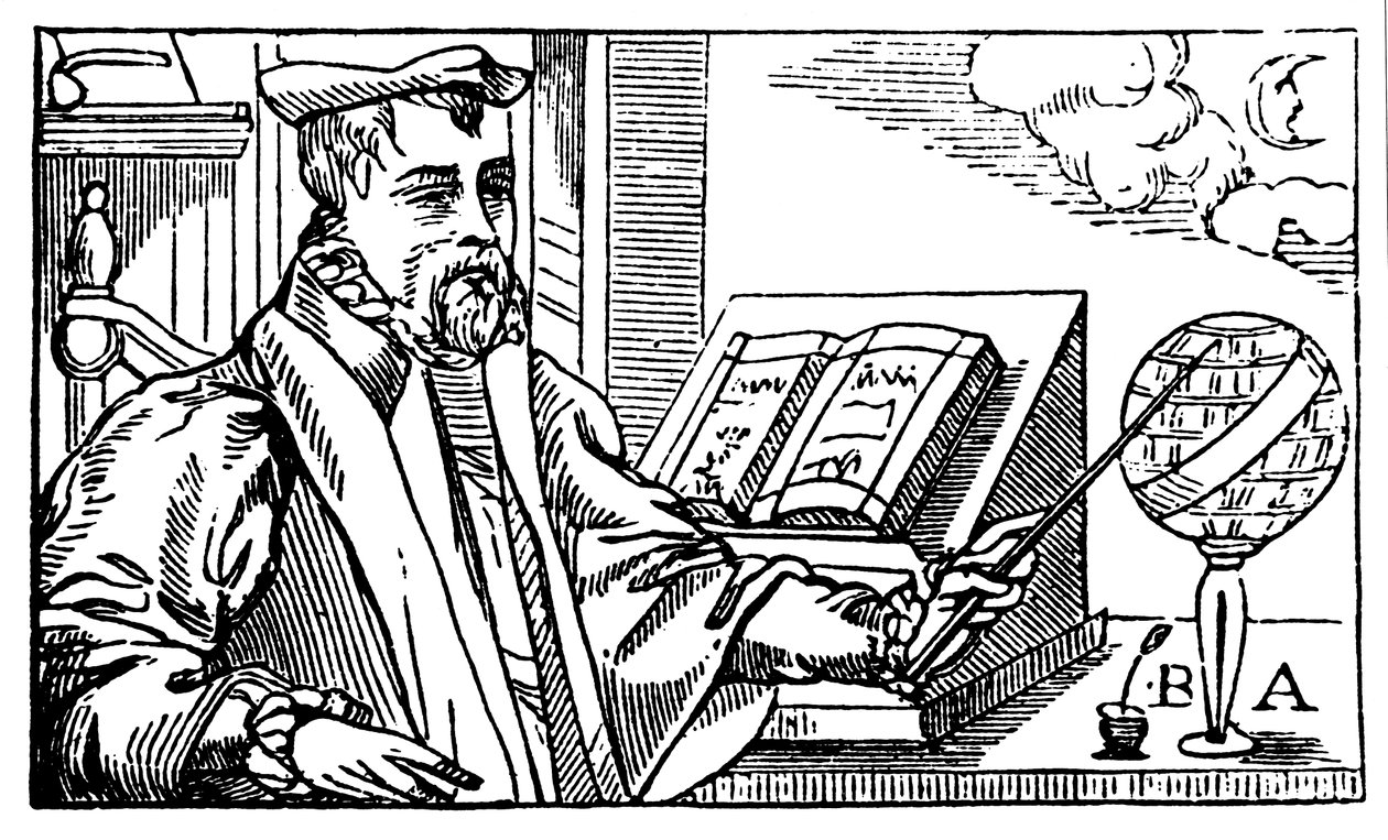 Bernard Abattia, 16. századi francia asztrológus, 1572 alkotó: Unbekannt