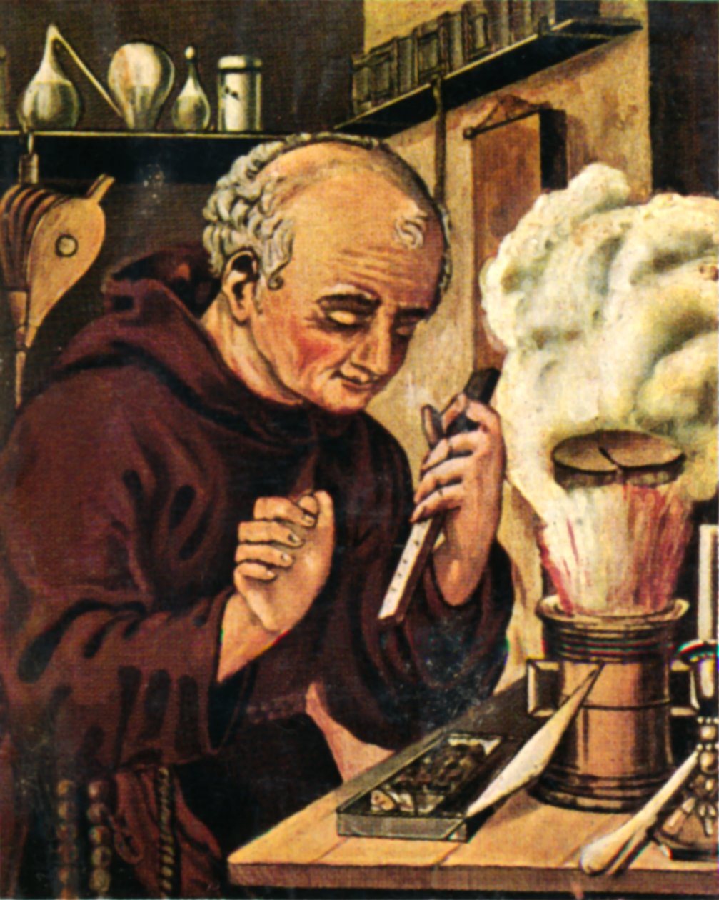 Berthold Schwarz a 14. században, 1934. alkotó: Unbekannt