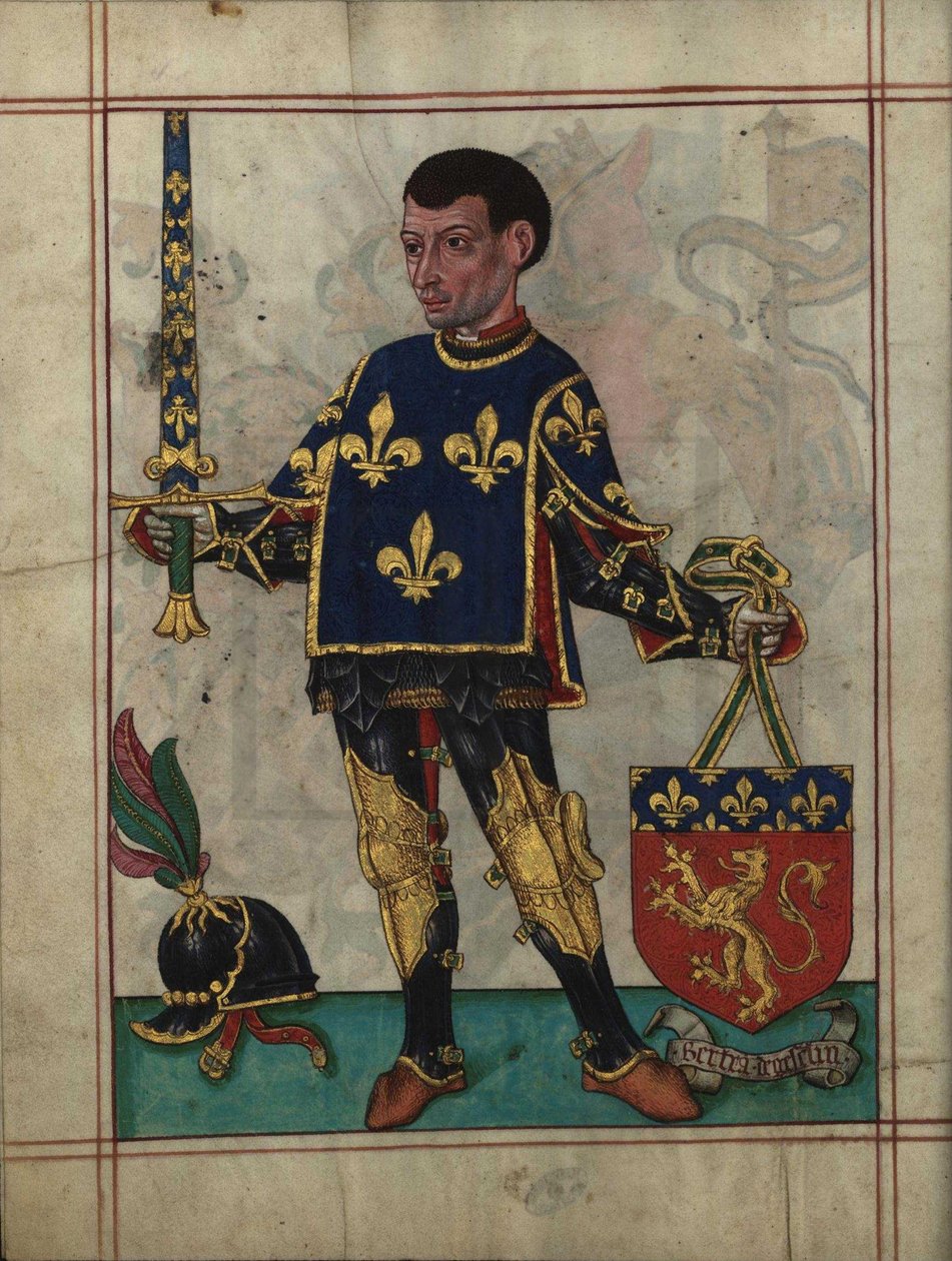 Bertrand du Guesclin Livro do Ameiro-Morból, 1509 alkotó: Unbekannt
