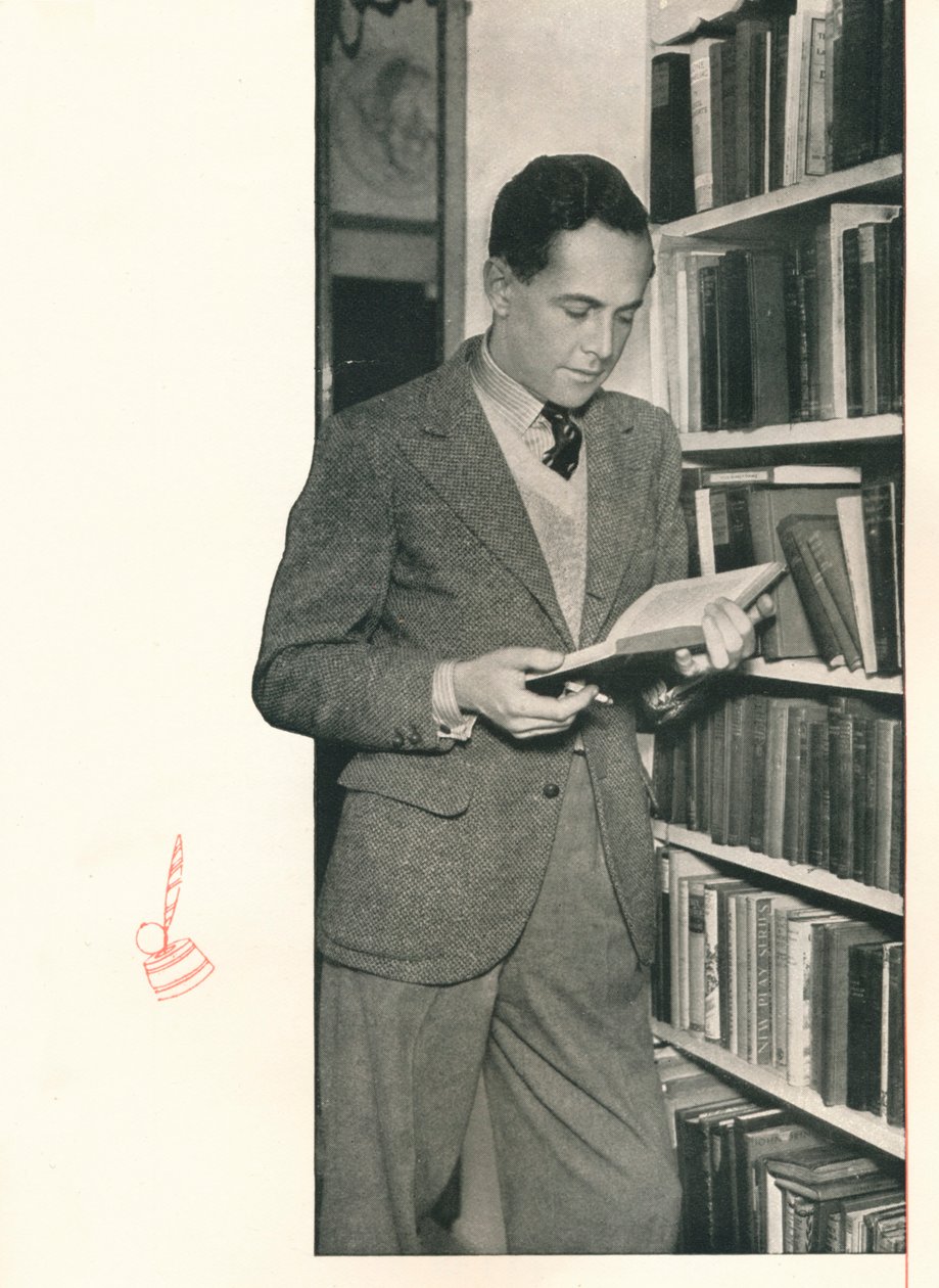 Beverley Nichols kijelenti, hogy Booths soha nem vezet fel a kerti ösvényre, 1935 1935. alkotó: Unbekannt