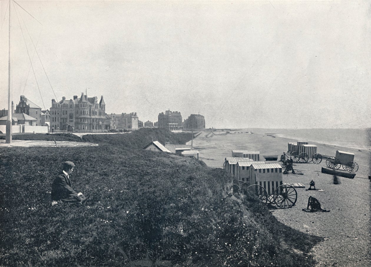 Bexhill – A szállodák és a tengerpart, 1895 alkotó: Unbekannt