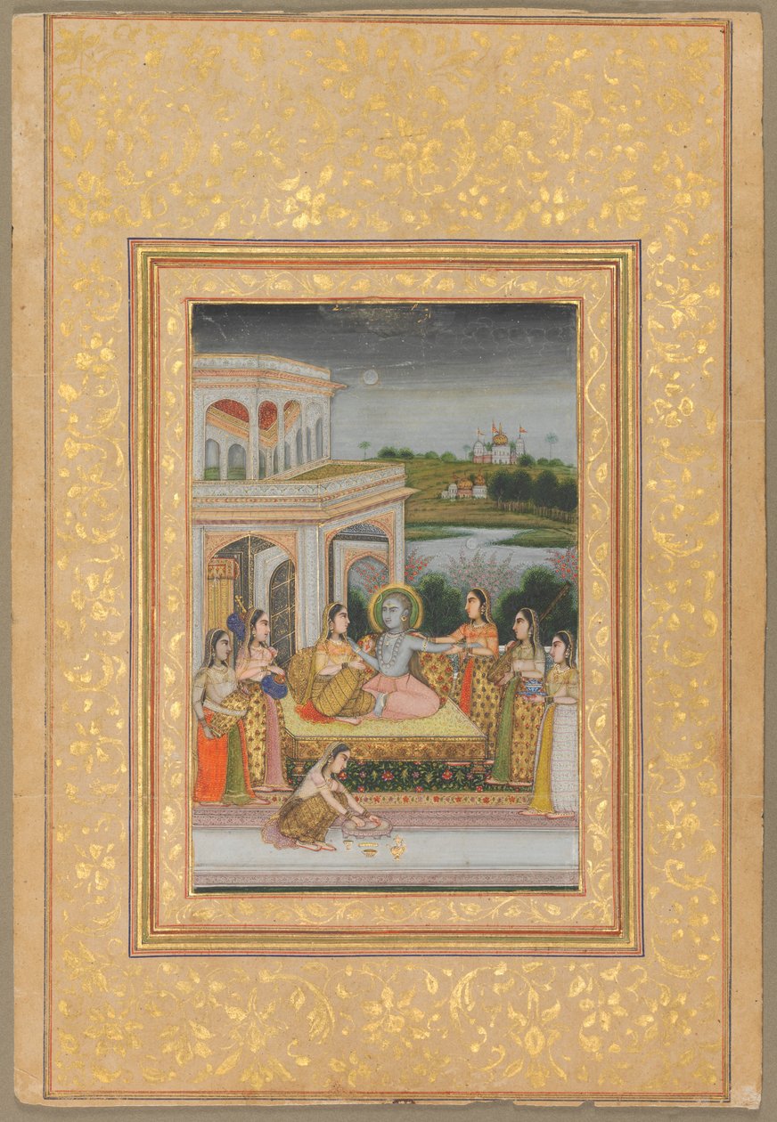 Bhairava Raga, 1800-as évek eleje. alkotó: Unbekannt