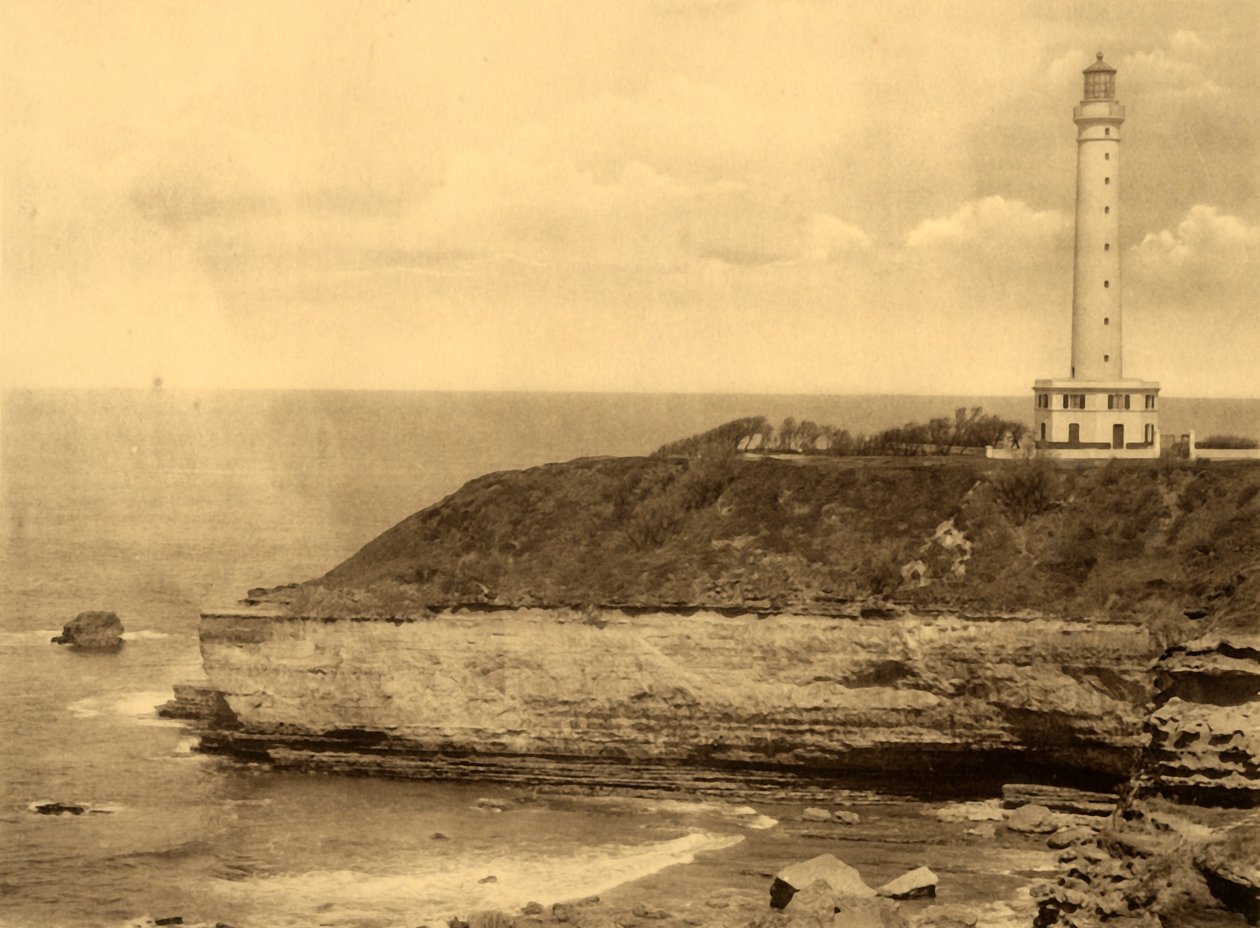 Biarritz – Le Phare, A világítótorony, 1930. alkotó: Unbekannt