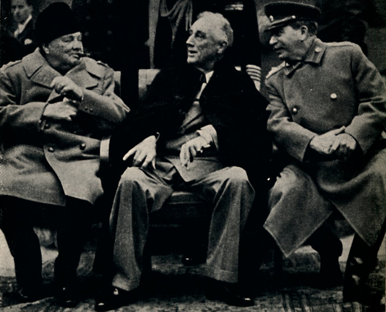 Három nagy konferencia a Krím-félszigeten, 1945. február. alkotó: Unbekannt