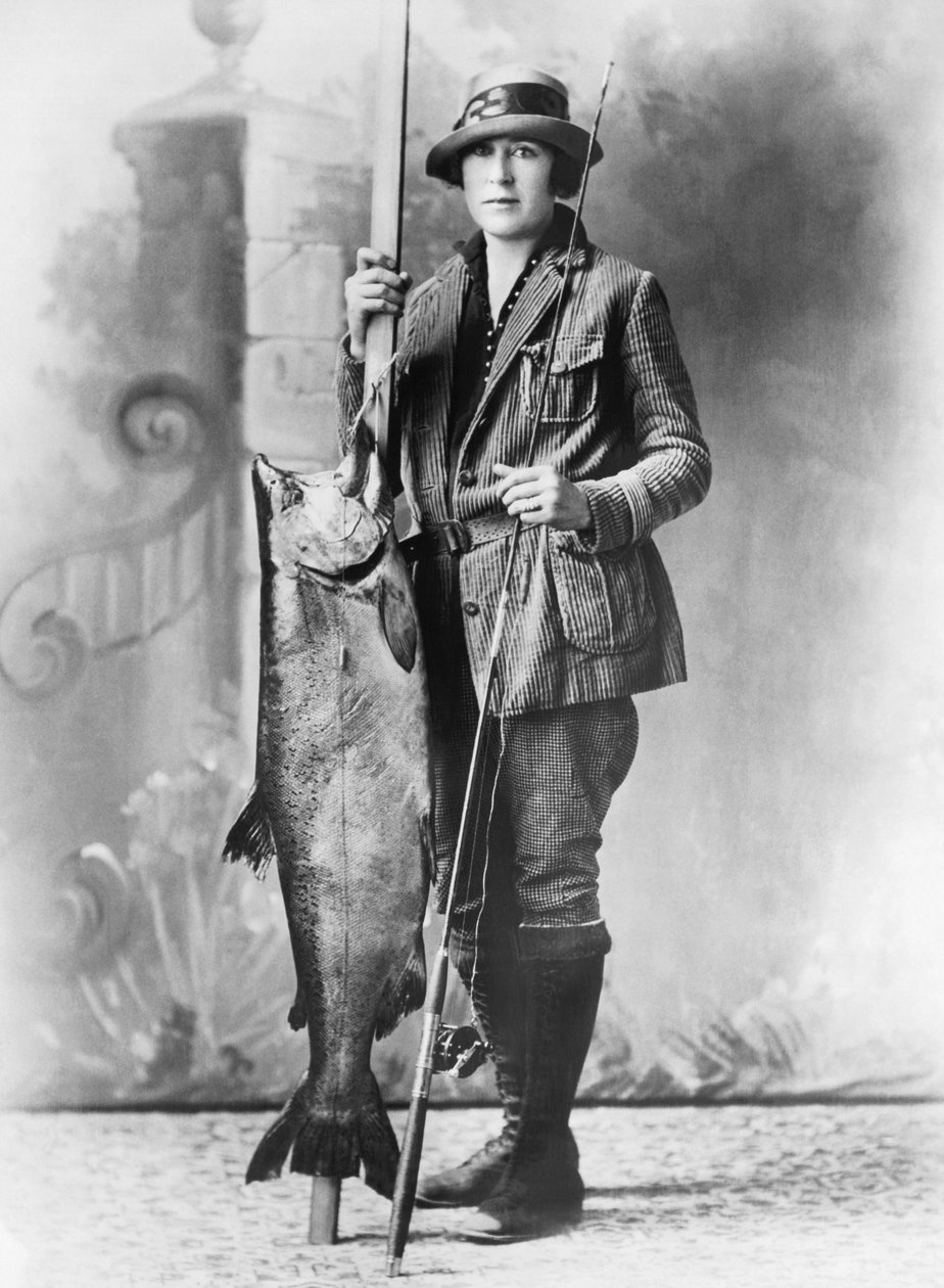 Az év legnagyobb lazaca, Egyesült Államok, 1927 körül (f/w fotó) alkotó: Unbekannt