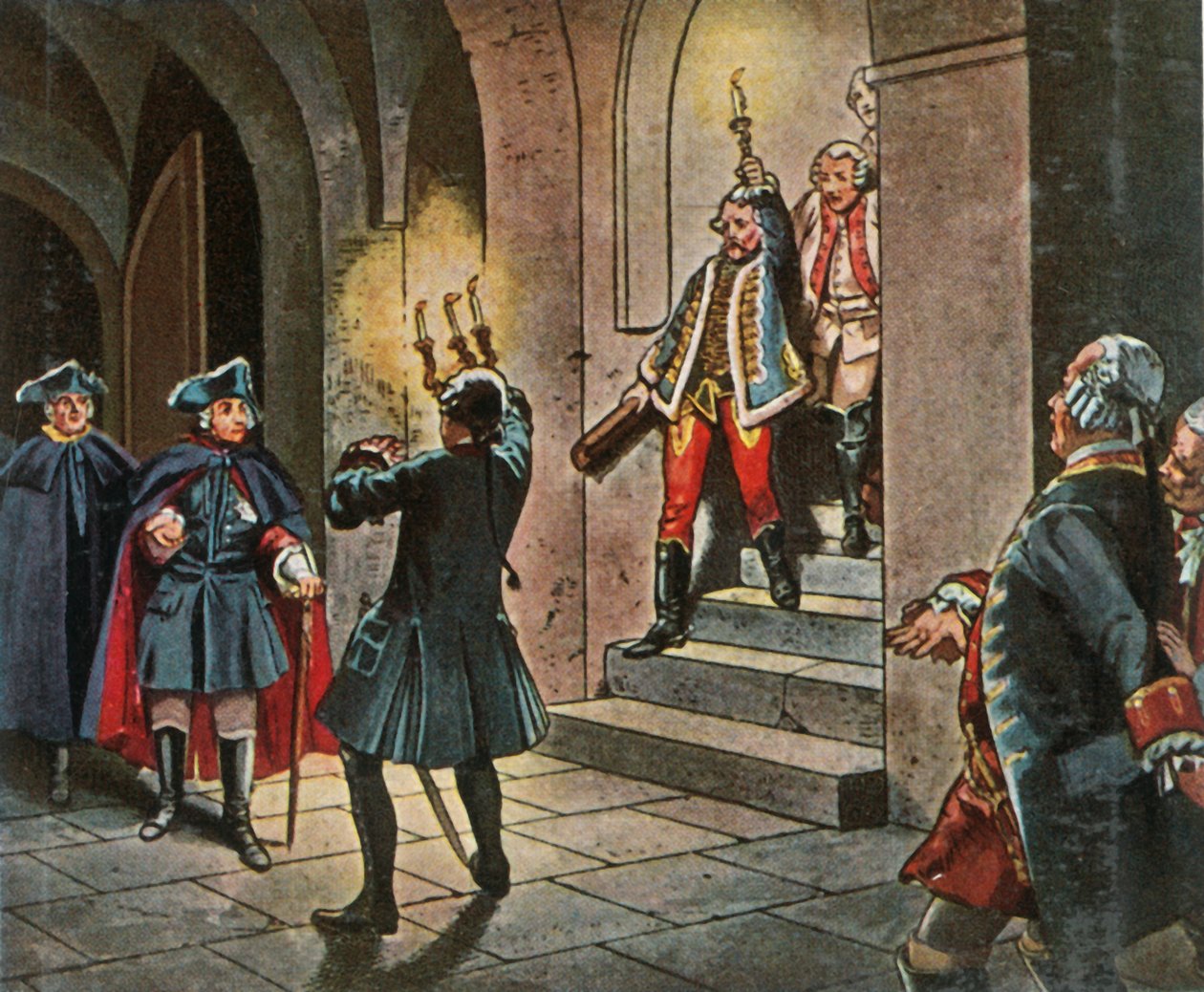 76. fotó: Nagy Frigyes a Lissa-kastélyban. 1757. december 5. 1936. alkotó: Unbekannt