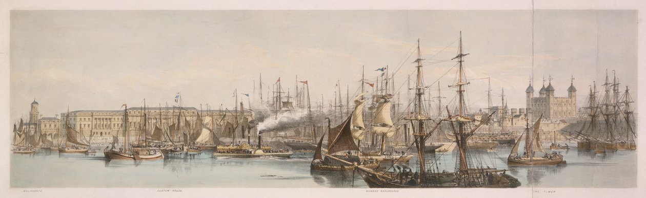 Billingsgate, Vámház és a Tower of London alkotó: Unbekannt
