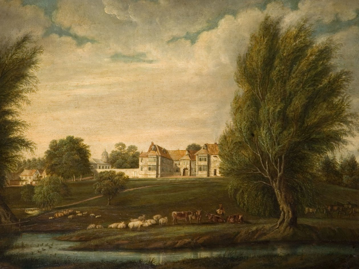 Birdingbury Hall, Warwickshire, 1800. alkotó: Unbekannt