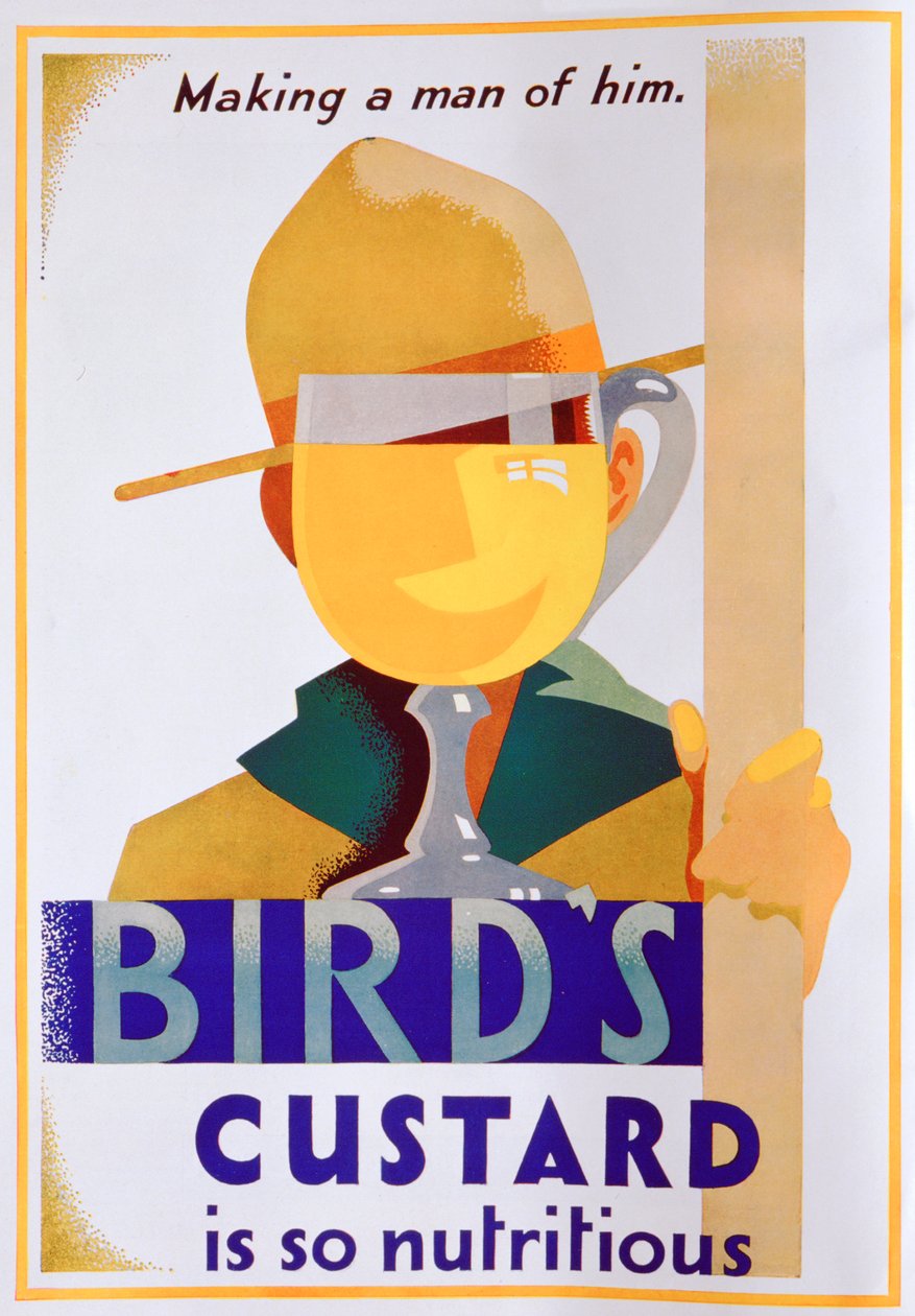 Birds Custard hirdetés, 1930 alkotó: Unbekannt