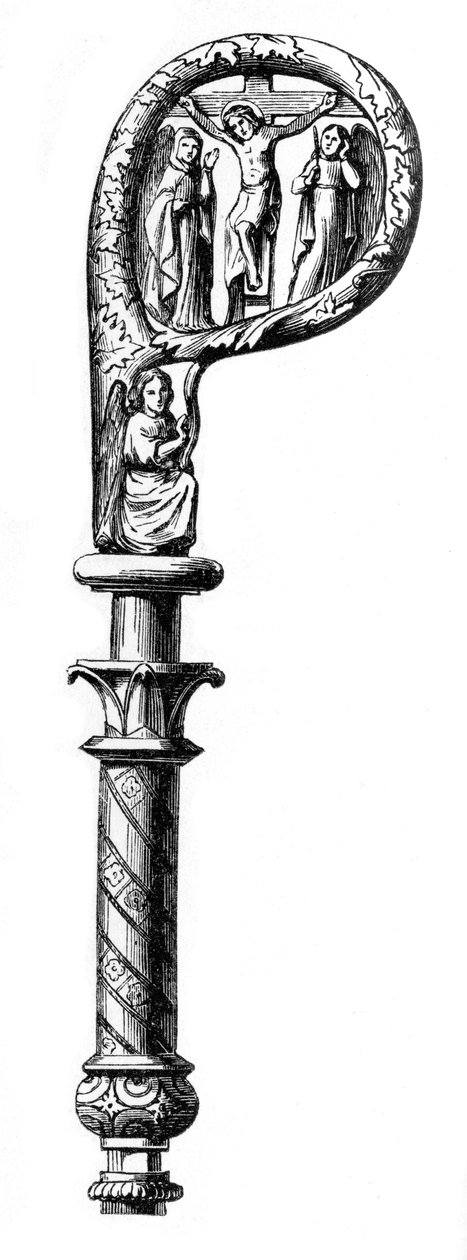 Bishops crozier, metzi székesegyház, 14. század, 1870 alkotó: Unbekannt
