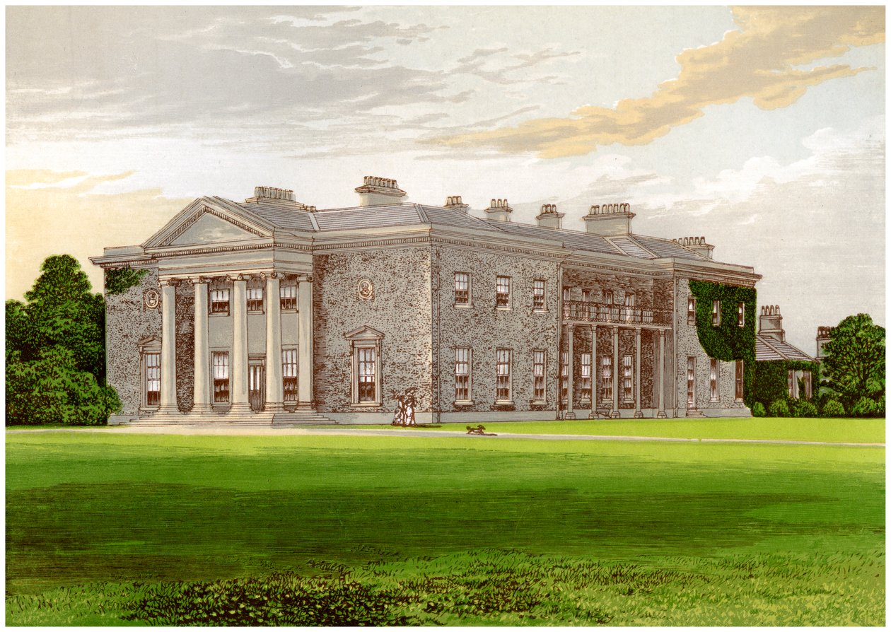 Bishopscourt, Kildare megye, Írország, Clonmel gróf otthona, 1880 alkotó: Unbekannt