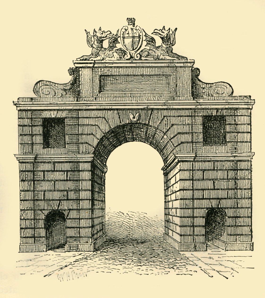 Bishopsgate, 1872. alkotó: Unbekannt