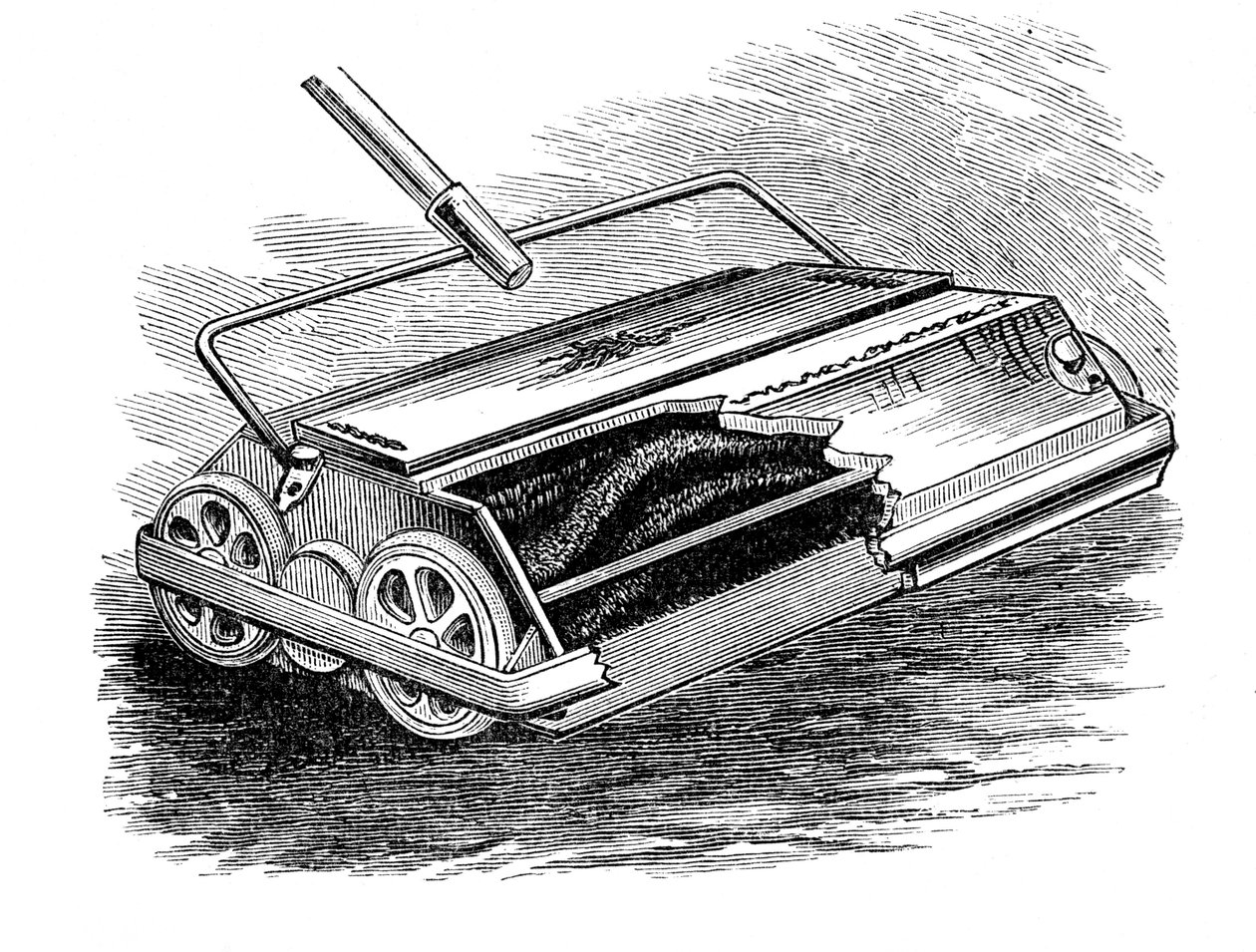 Bissell szőnyegseprő, amerikai, 1887 alkotó: Unbekannt