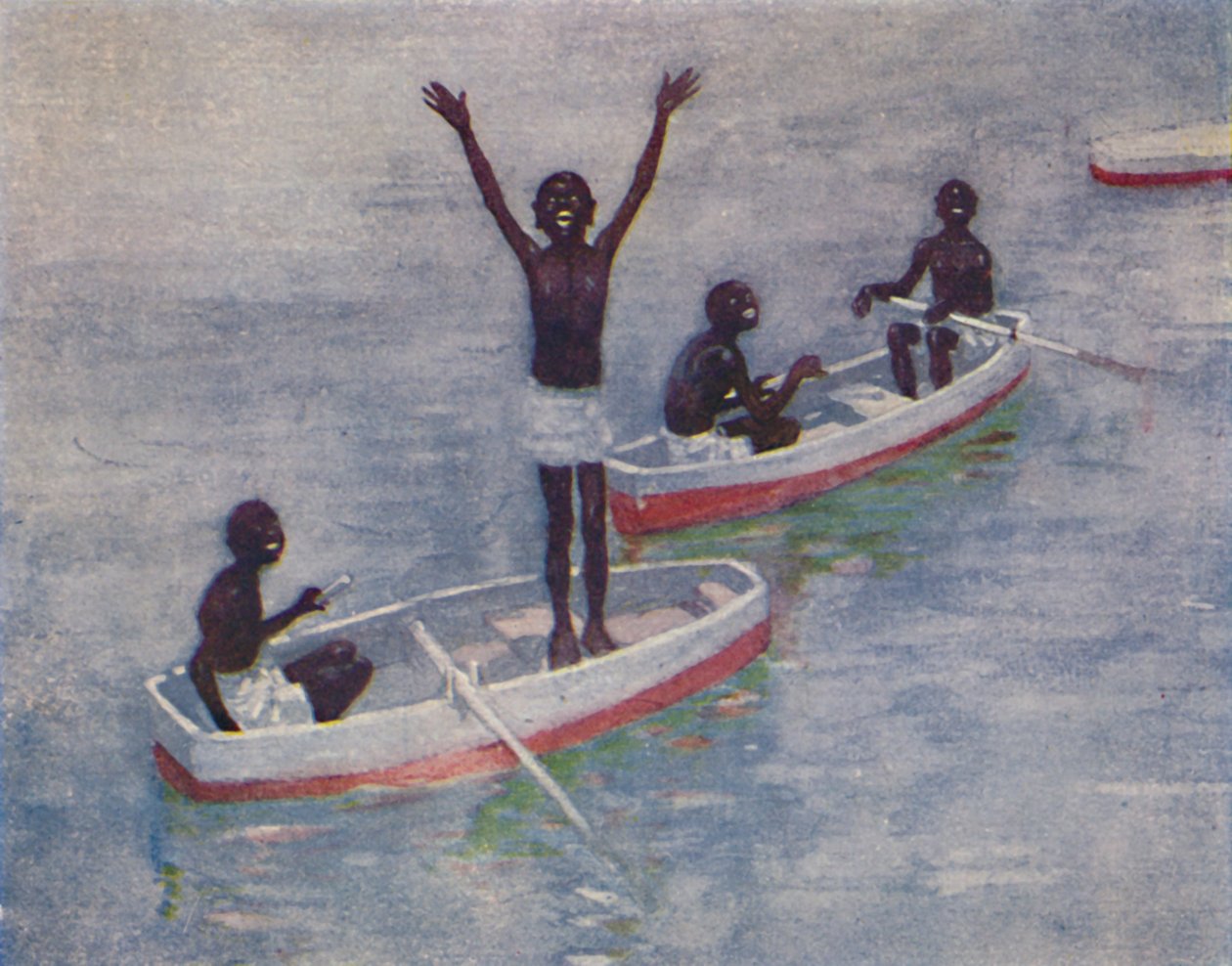 Fekete fiúk Barbadoson, 1924 alkotó: Unbekannt
