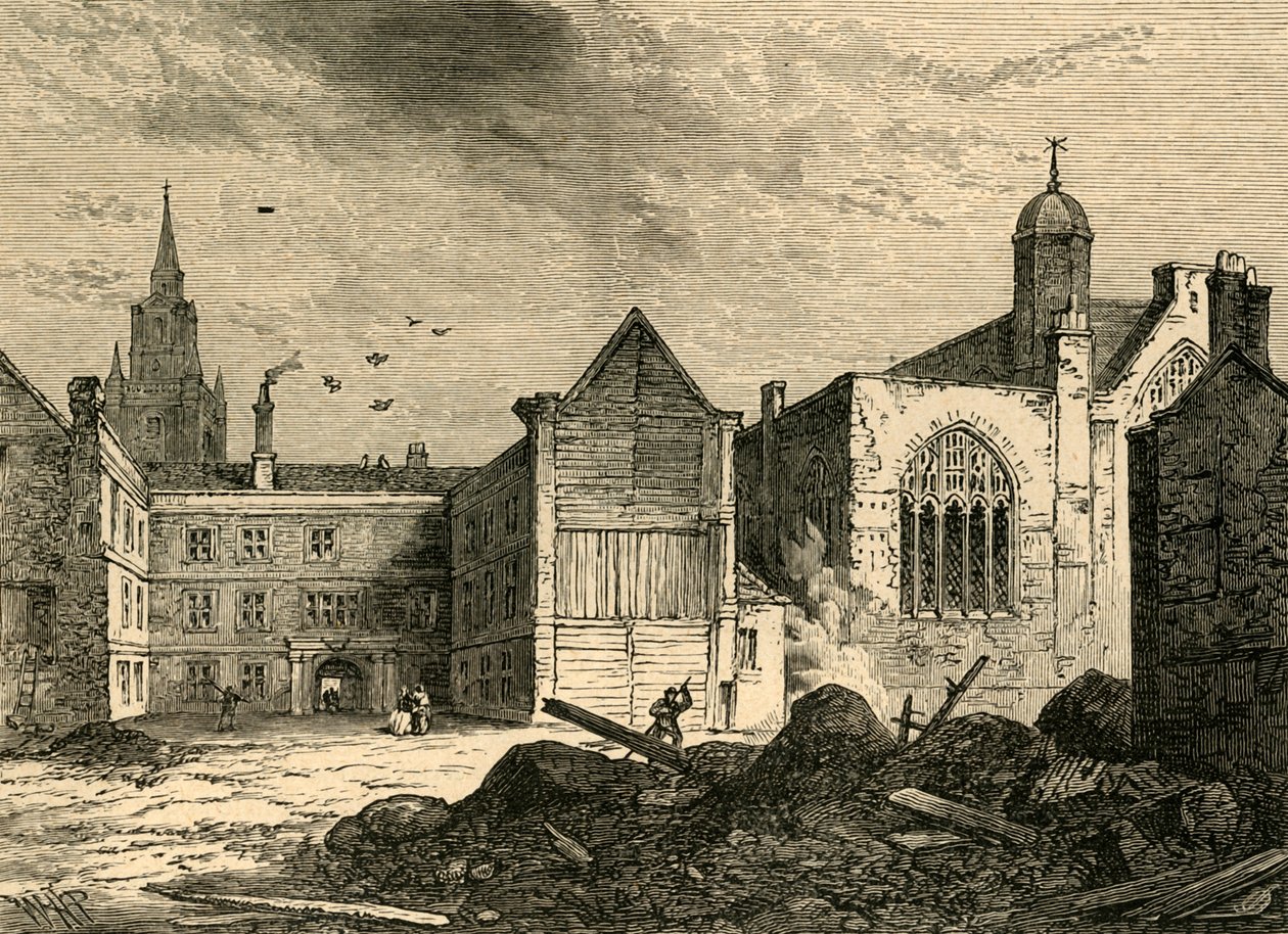 Blackwell Hall 1812-ben, 1897-ben. alkotó: Unbekannt