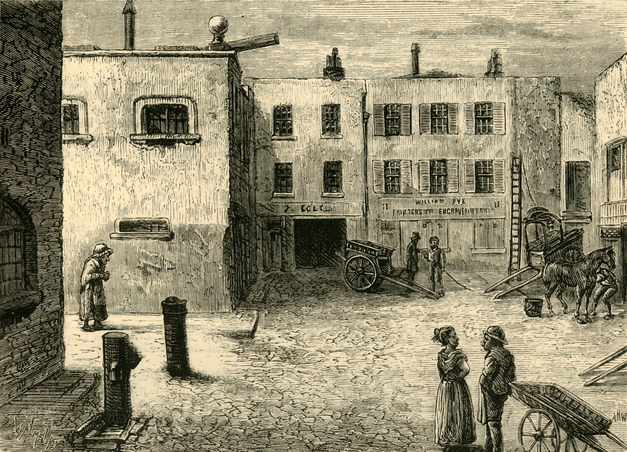 Bleeding Heart Yard, c1872. alkotó: Unbekannt