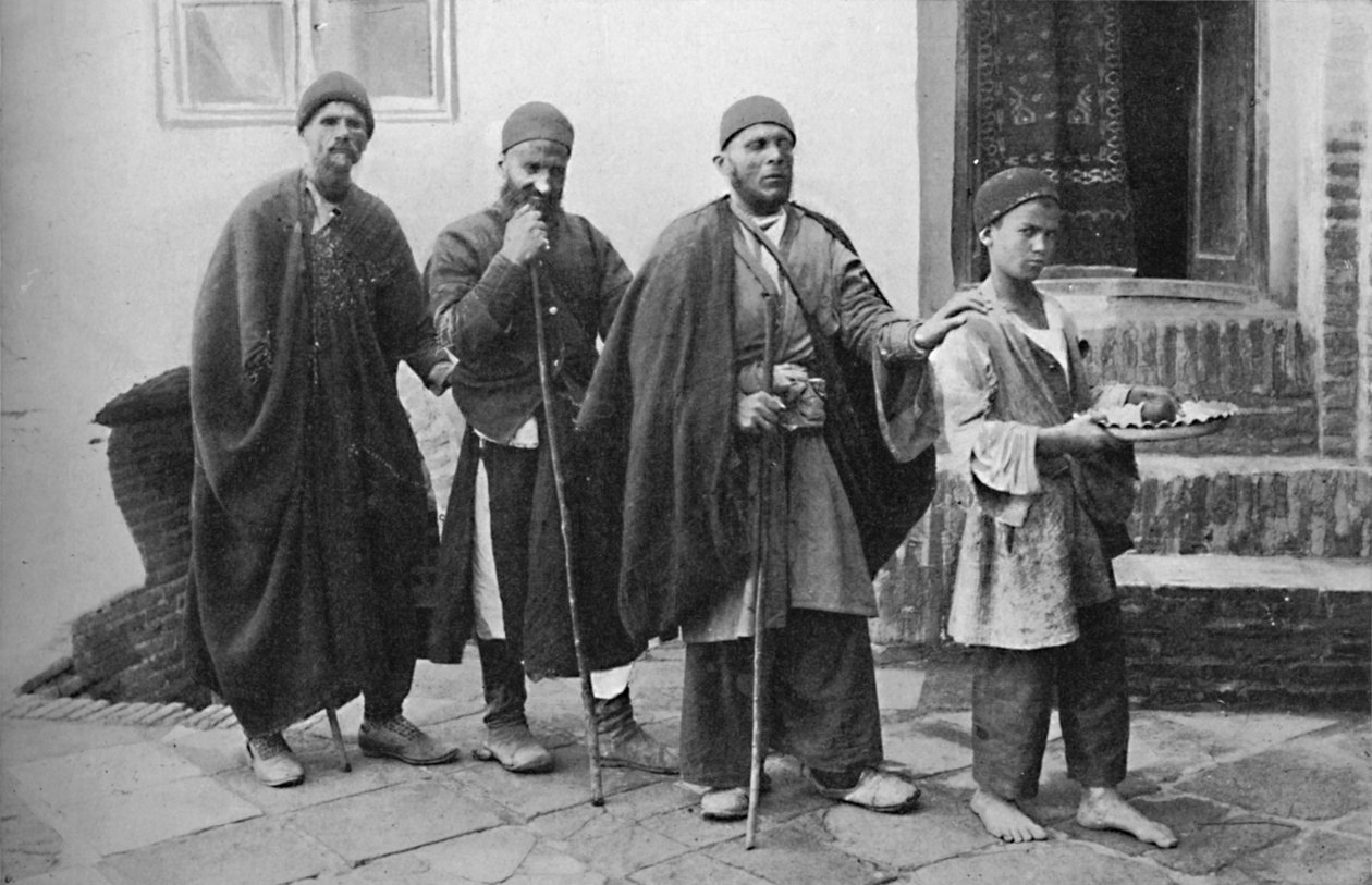 Teherán vak koldusai, Perzsia, 1902 alkotó: Unbekannt