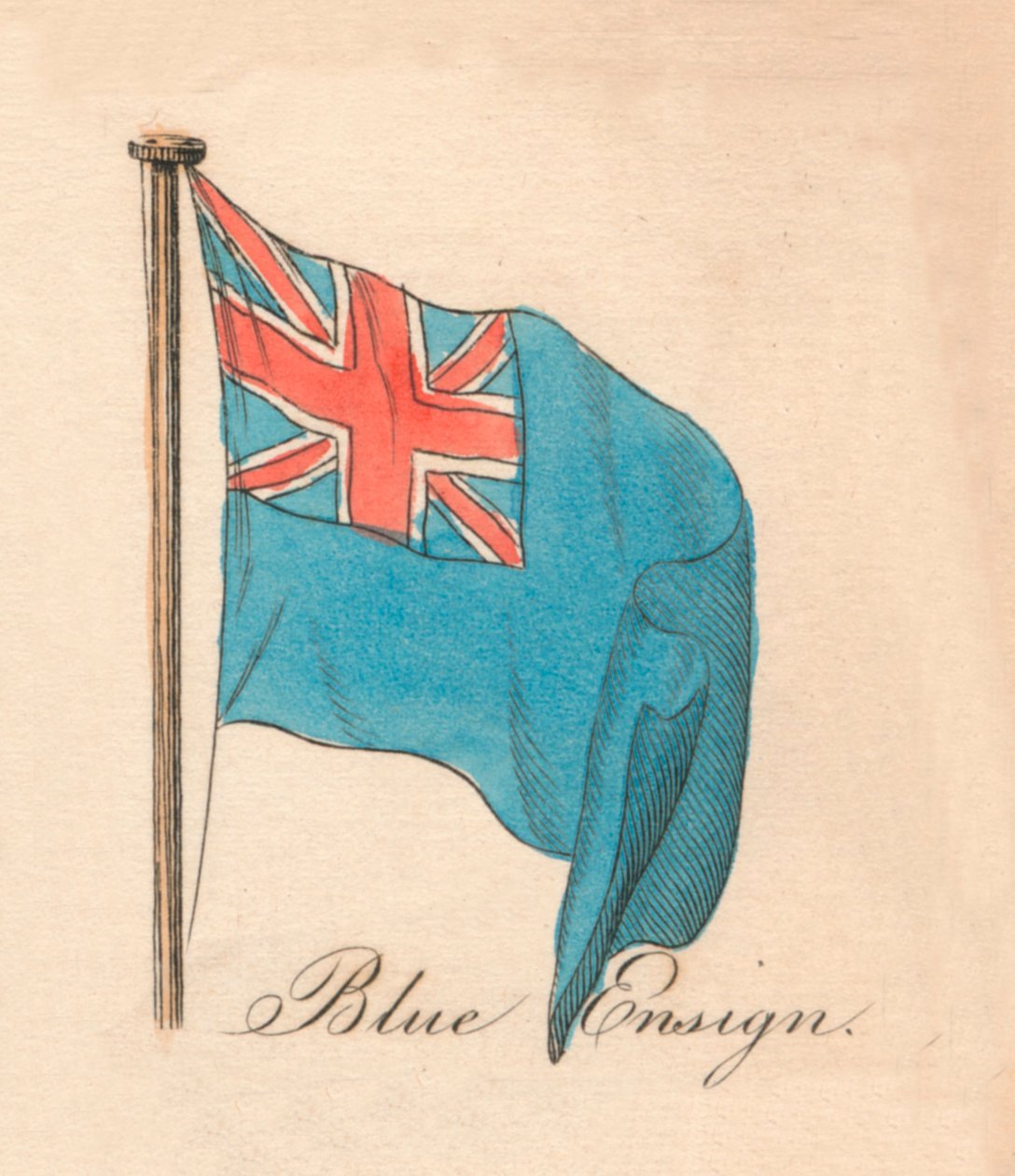 Kék zászlós, 1838 alkotó: Unbekannt