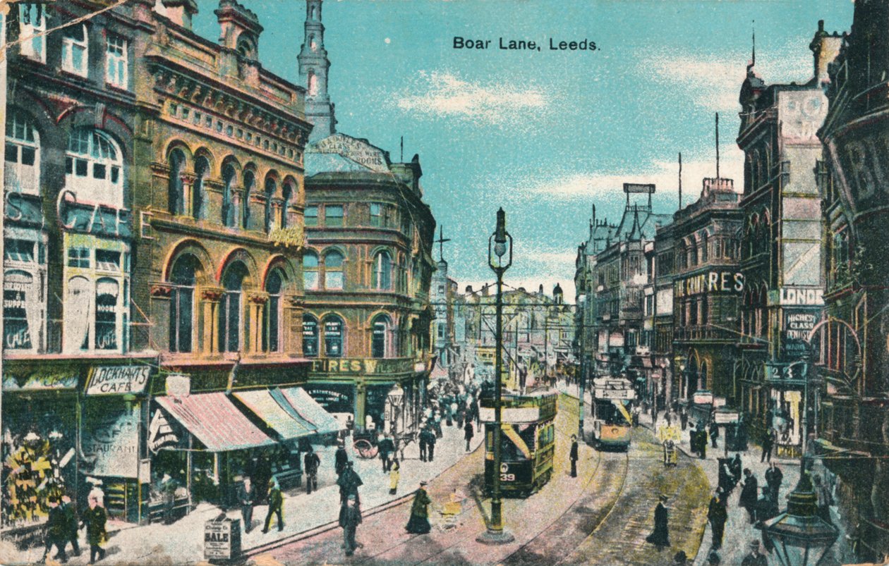 Boar Lane, Leeds, 1905 alkotó: Unbekannt