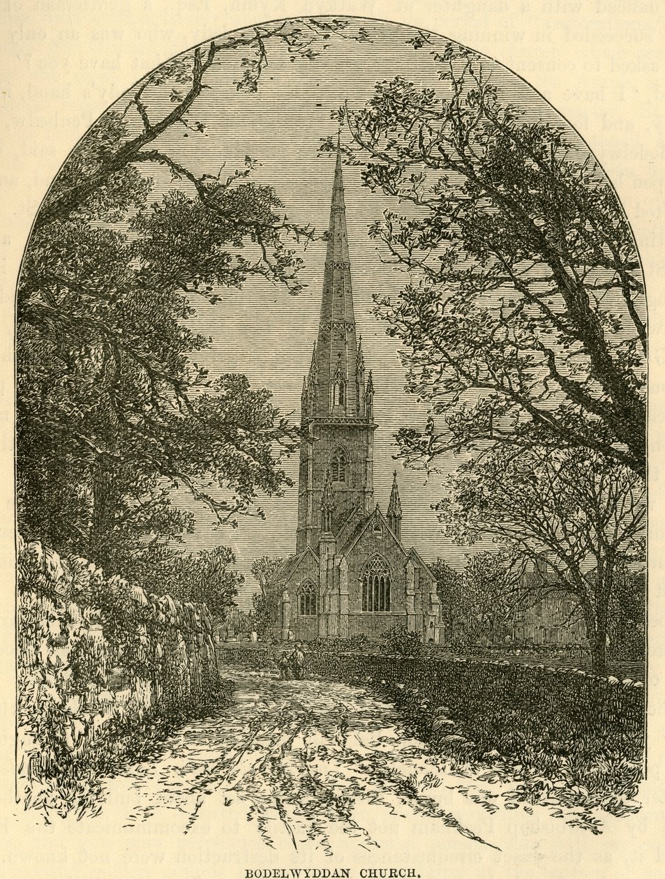 Bodelwyddan templom, 1898. alkotó: Unbekannt