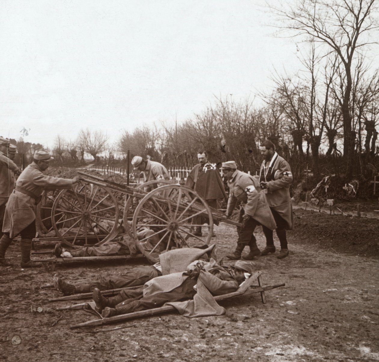 Bodies, Villers-au-Bois, Észak-Franciaország, c1914-c1918. alkotó: Unbekannt