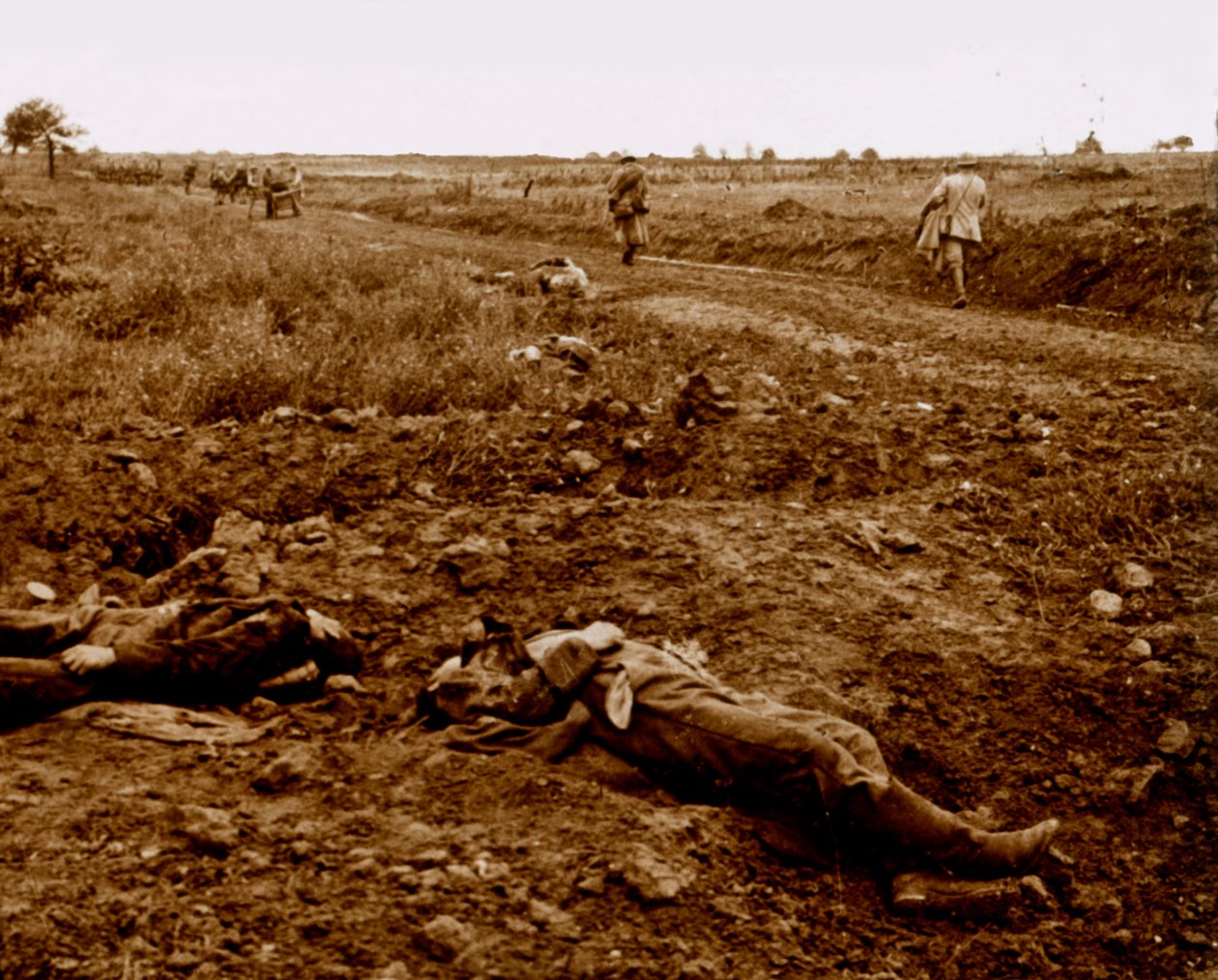 Német katonák testei, c1914-c1918 alkotó: Unbekannt