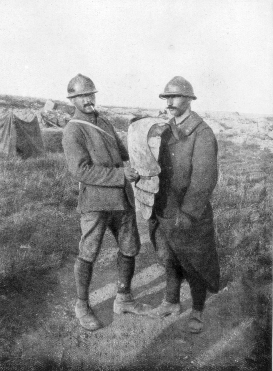 A német Sturmtruppen viharcsapatok páncélzata, Verdun, 1917, 1926 alkotó: Unbekannt
