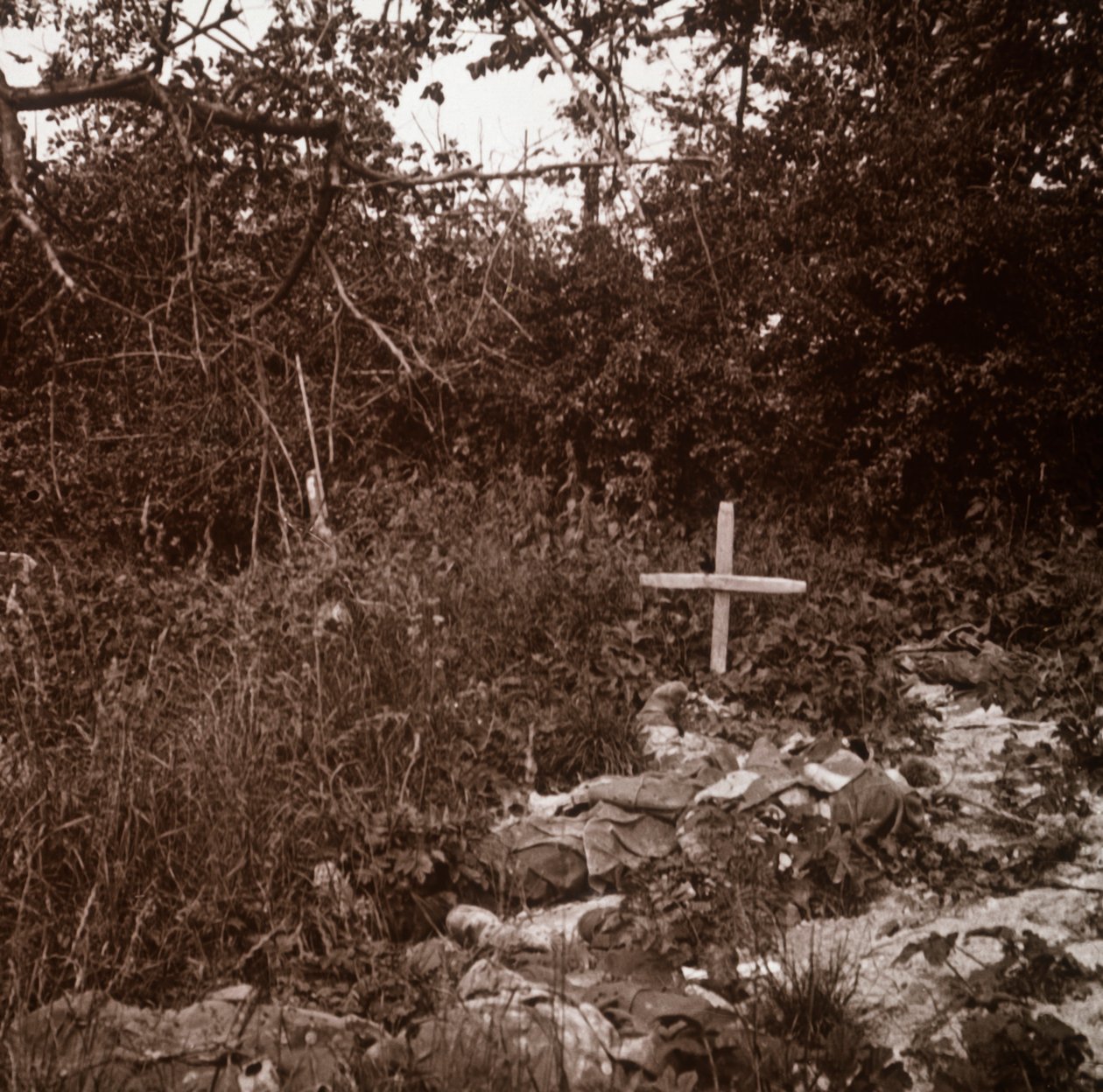 Német katona teste, Ablain-Saint-Nazaire, Észak-Franciaország, c1914-c1918. alkotó: Unbekannt