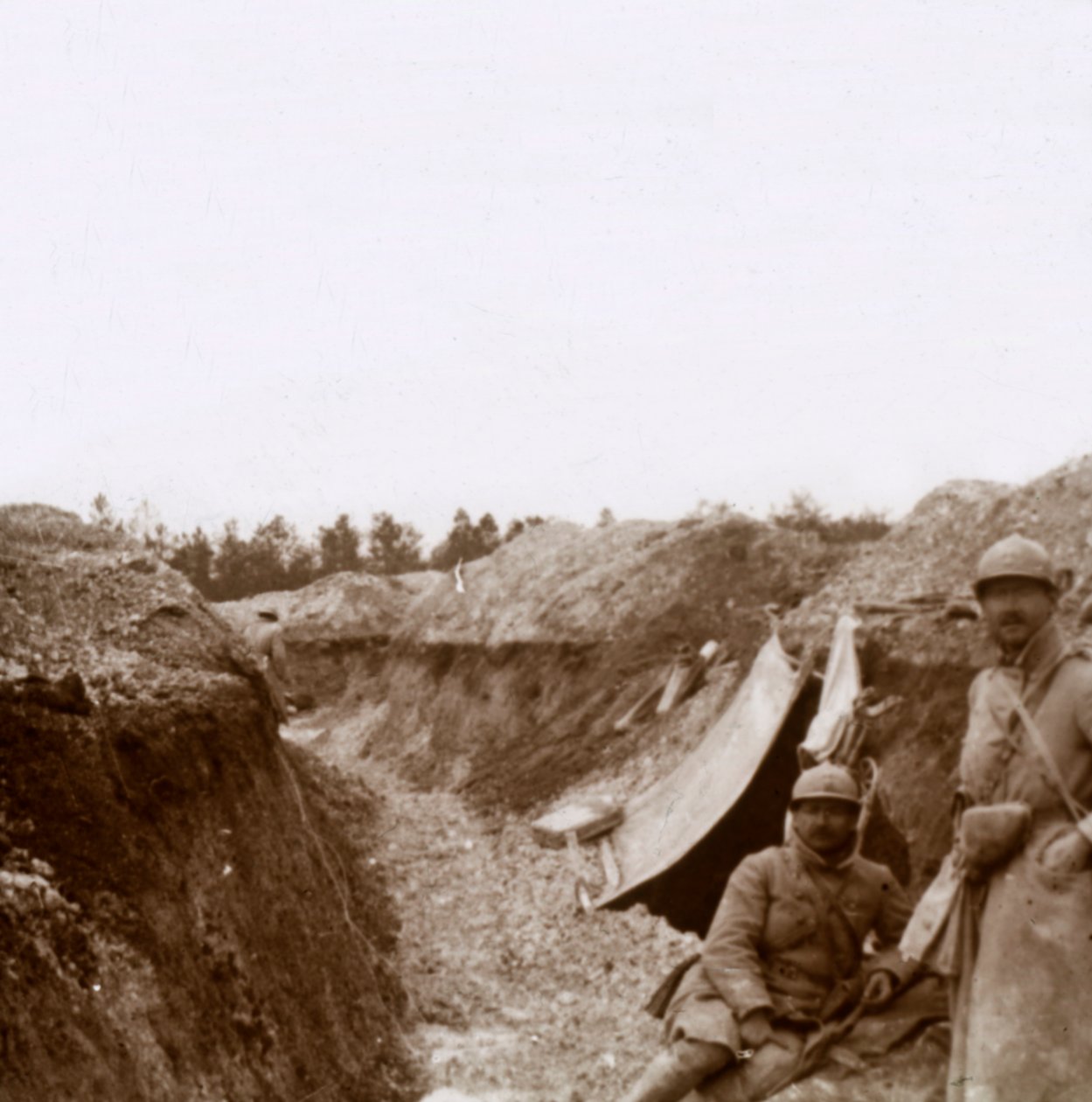 Bois de la Grille, Észak-Franciaország, 1914-c1918 alkotó: Unbekannt