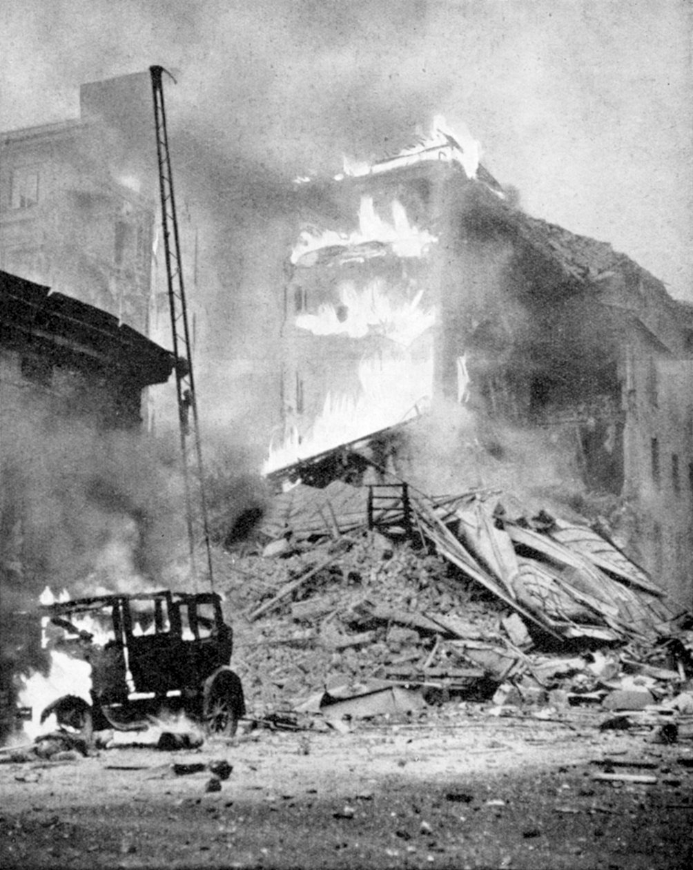 Az oroszok Helsinki bombázása, 2. világháború, 1940 alkotó: Unbekannt