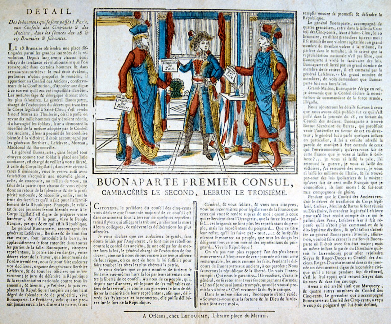 Bonaparte 1. konzul, 19. század alkotó: Unbekannt