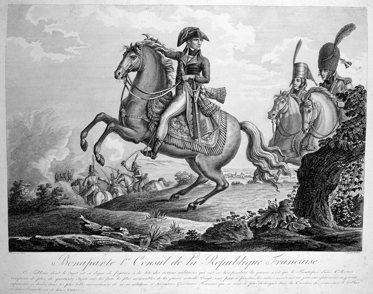 Bonaparte, a Francia Köztársaság 1. konzulja, XIX alkotó: Unbekannt
